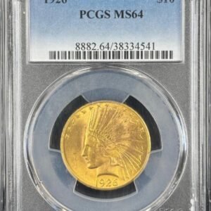 1926 $10 Indian Head Gold Coin PCGS MS64 Great Luster US GOLD
