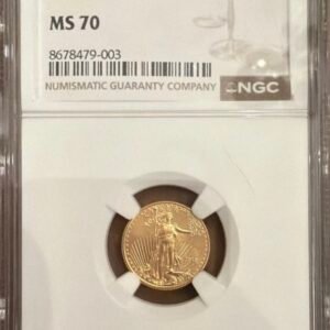 2010 Gold Eagle 1/10 Oz. $5 NGC MS70