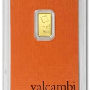 1 Gram Valcambi Suisse .9999 Fine Gold Bar in Assay