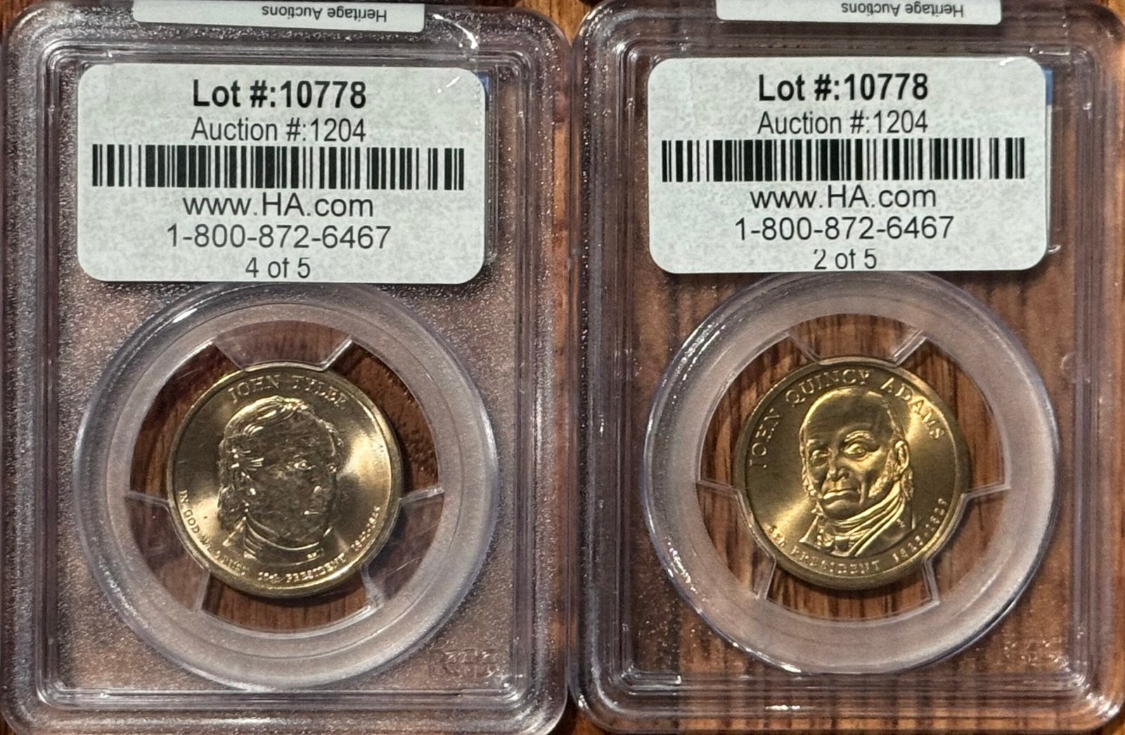 8x Presidential $1 Error Coins – Missing Edge Lettering – PCGS NGC MS66 MS67 LOT - Image 10