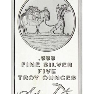 5 oz SilverTowne Prospector Silver Bar (New)