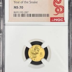 2025P NGC MS70 Australia Year of the Snake Gold $5 - 1/20th oz